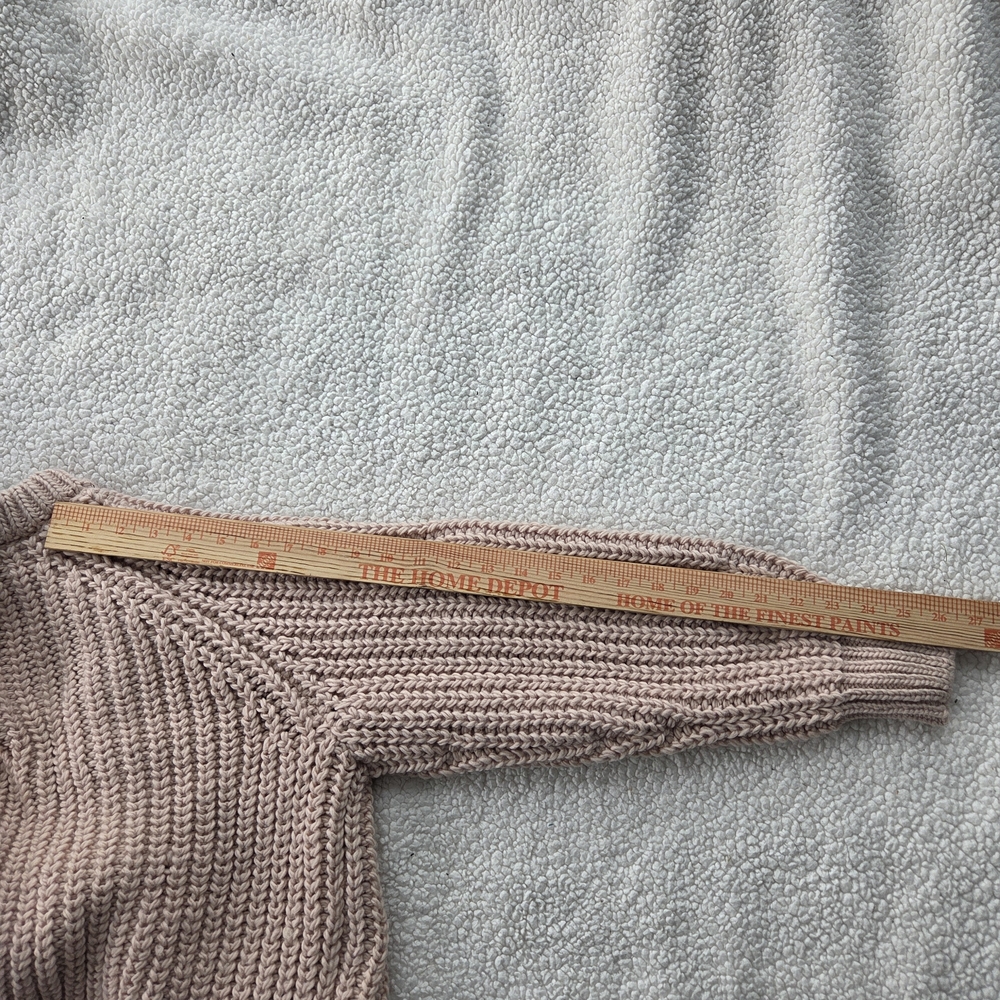 H&M Size Small Chunky Knit Pink Cardigan Sweater New - Picture 5 of 6